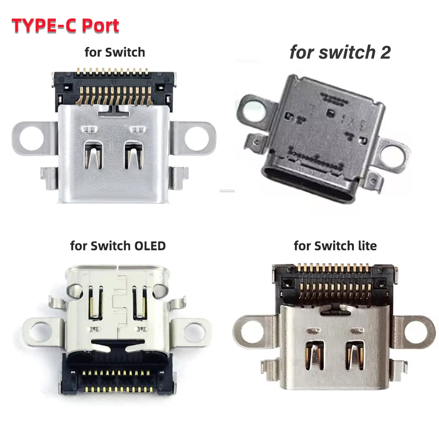 Nintendo Console Switch Lite - Replacement Type C Port Charging Port