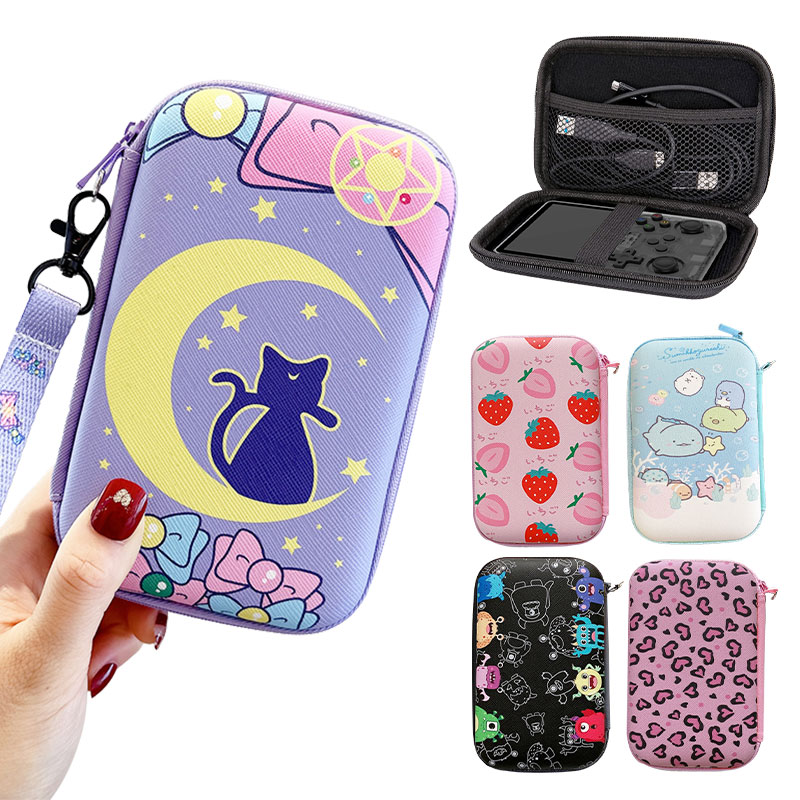 Gaming Console K36 - Lanyards Storage Bag Case For R36S