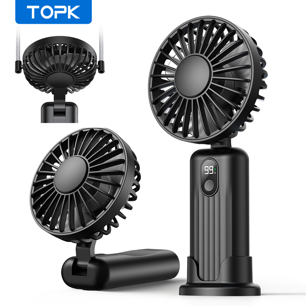 Gaming Console K36 - TOPK Portable Mini Fan,2400mAh USB Rechargeable