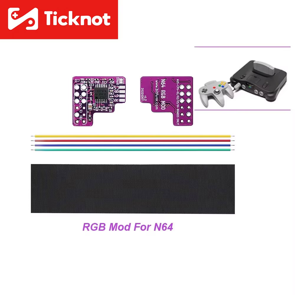 Gaming Console Nintendo - RGB Mod Chip For N64 NTSC