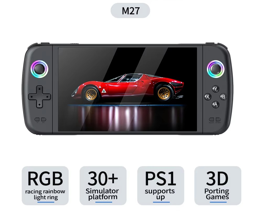 M27 7 Inch Handheld Game Conso - Console Gaming Hand ulasan dan harga