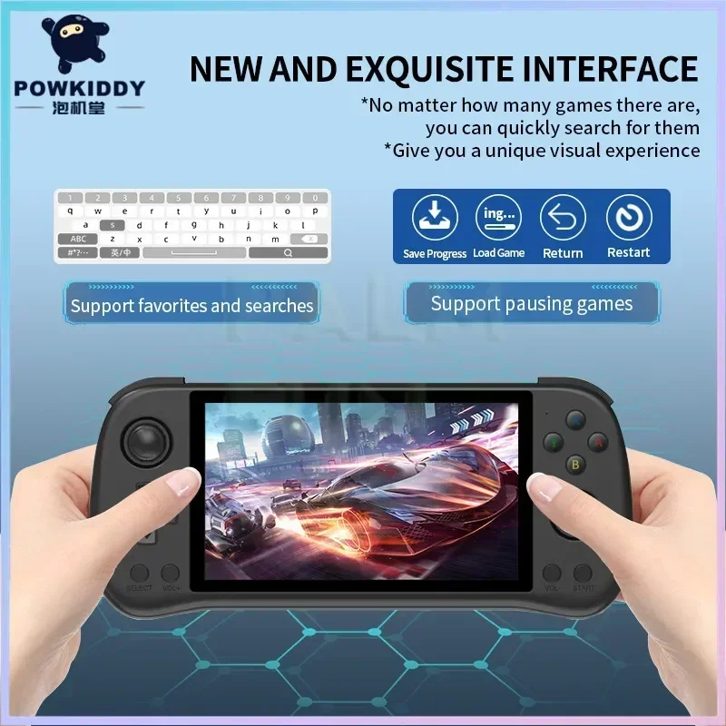 POWKIDDY X55 5.5INCH IPS Scree - Gaming Console X55 ulasan dan harga