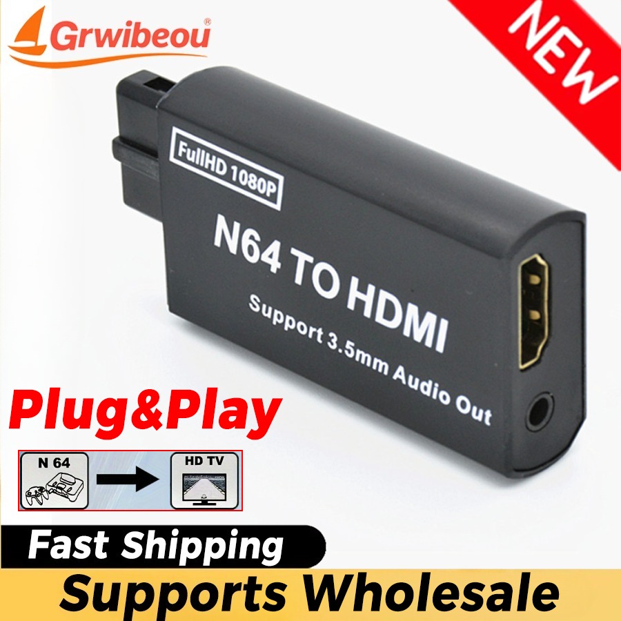 Grwibeou 1080P N64 To HDMI-com - Gaming Console Nintendo ulasan dan harga