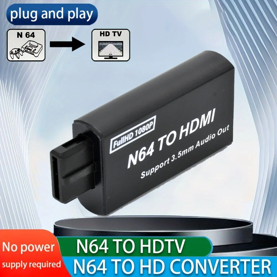 Grwibeou 1080P N64 To HDMI-com - Gaming Console Nintendo ulasan dan harga