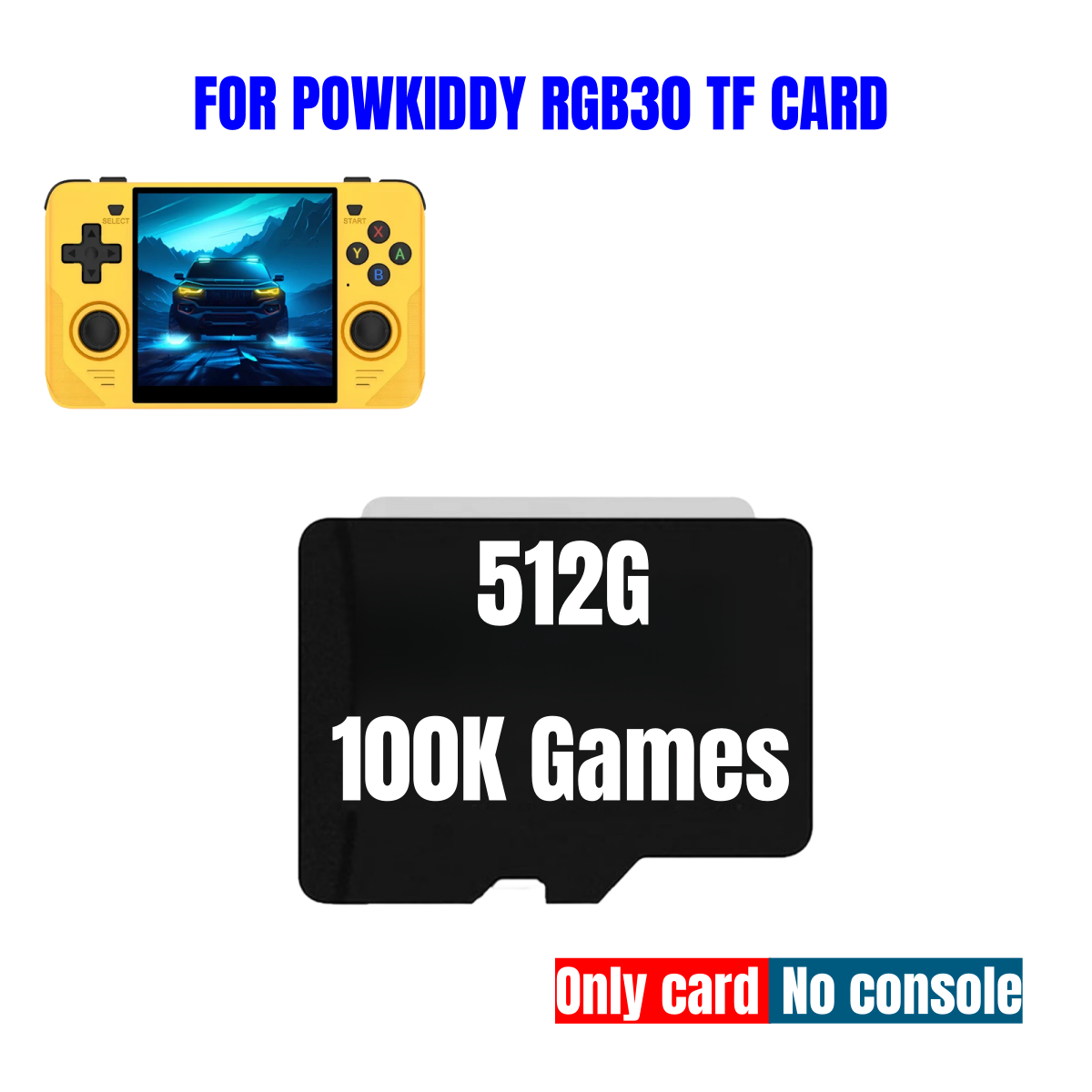For Powkiddy RGB30 Tf Card Ret - Gaming Console X55 ulasan dan harga