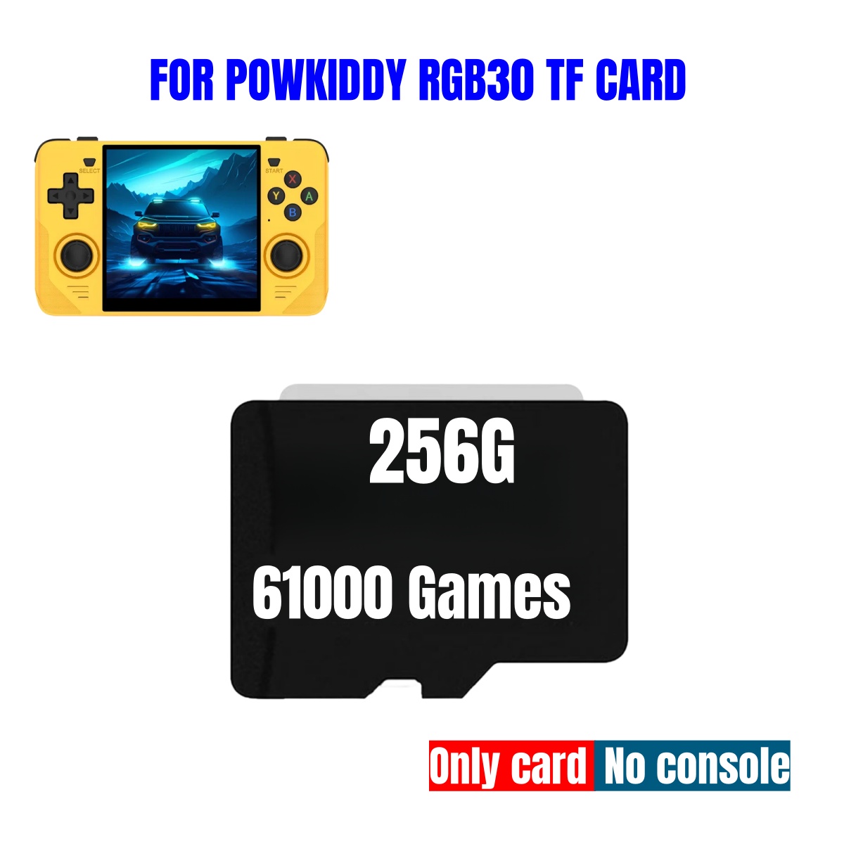 For Powkiddy RGB30 Tf Card Ret - Gaming Console X55 ulasan dan harga