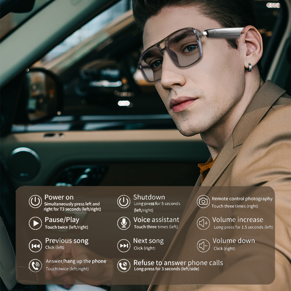 2025 NEW Smart Glasses Ai Voic - Gaming Glasses Uv ulasan dan harga