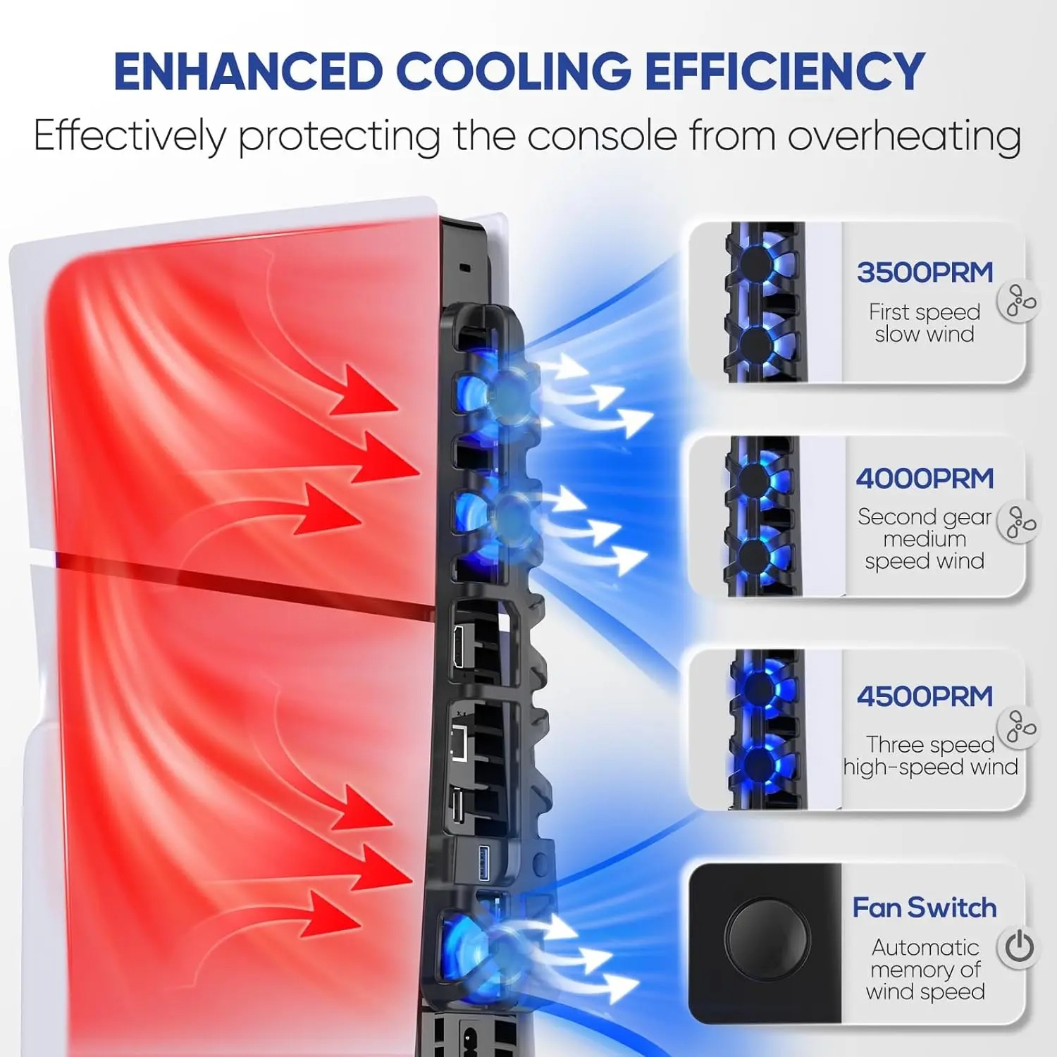 Cooling fan for PS5 Slim disc  - Console Cooling Fan ulasan dan harga