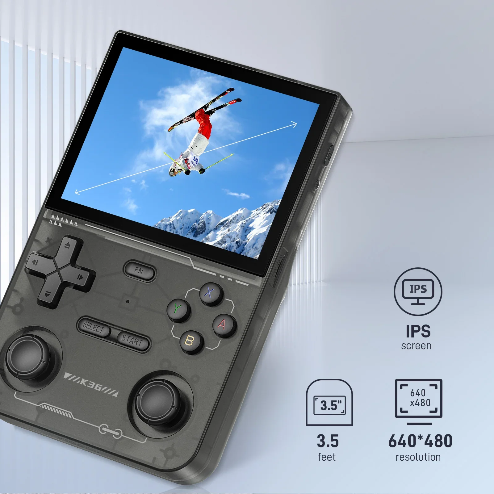 GAMINJA K36 3.5Inch IPS Screen - Gaming Console K36 ulasan dan harga