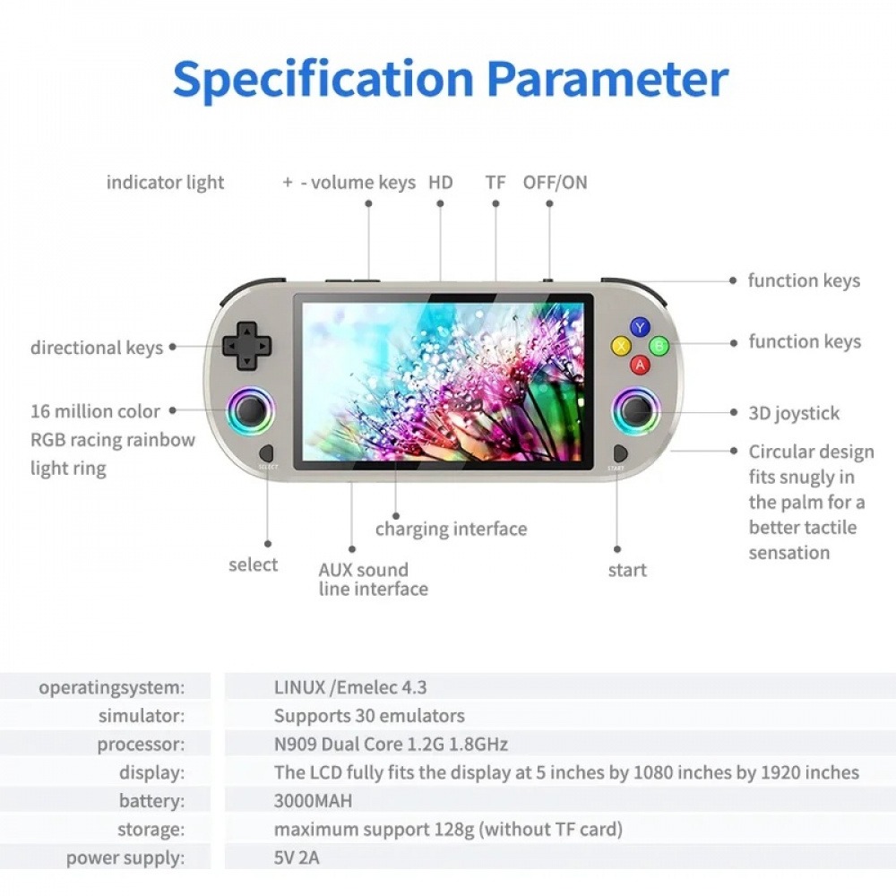 M22 Pro Retro Handheld Game Co - Q21 Gaming Console ulasan dan harga