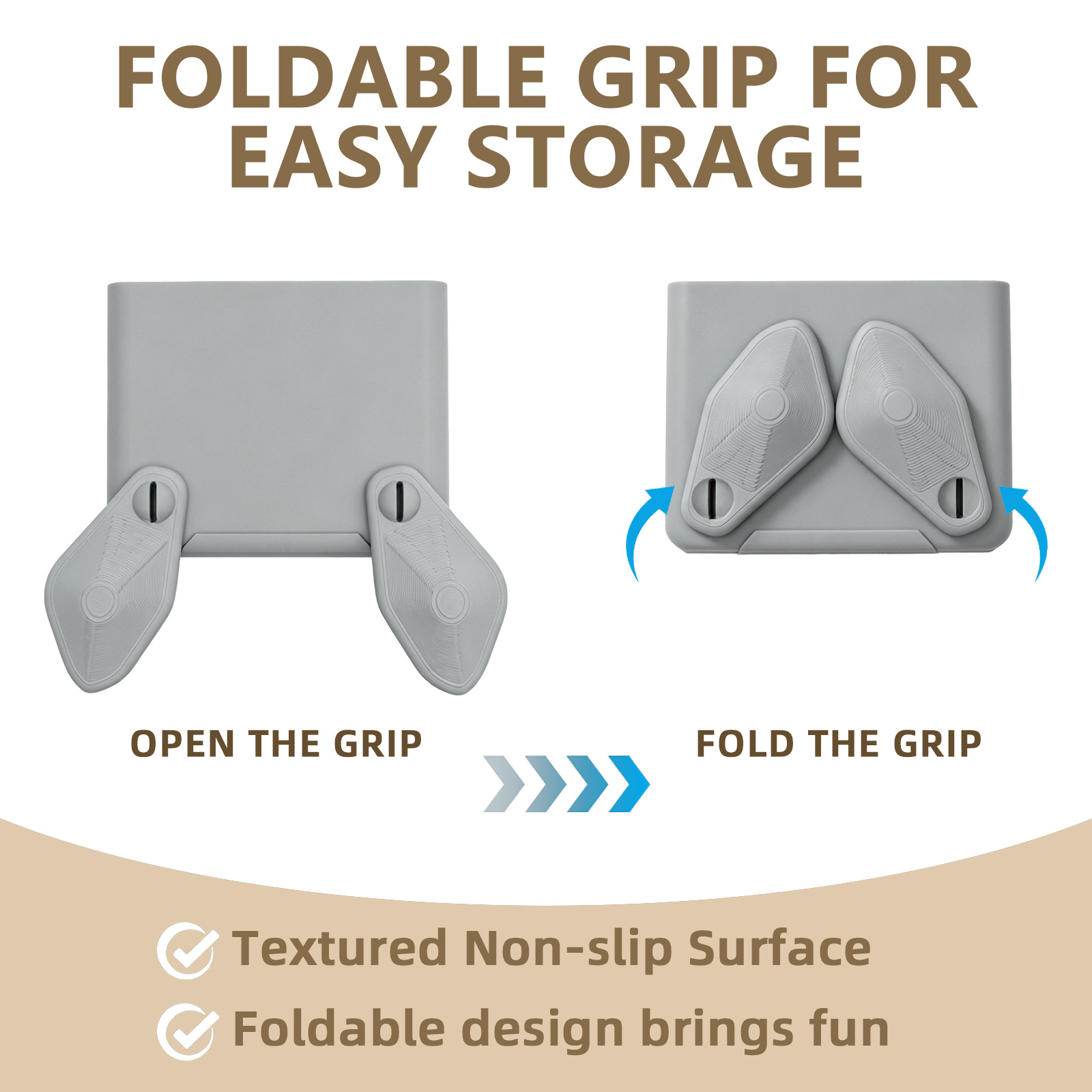 Collapsible Grip Mount for TRI - Console Gaming Hand ulasan dan harga