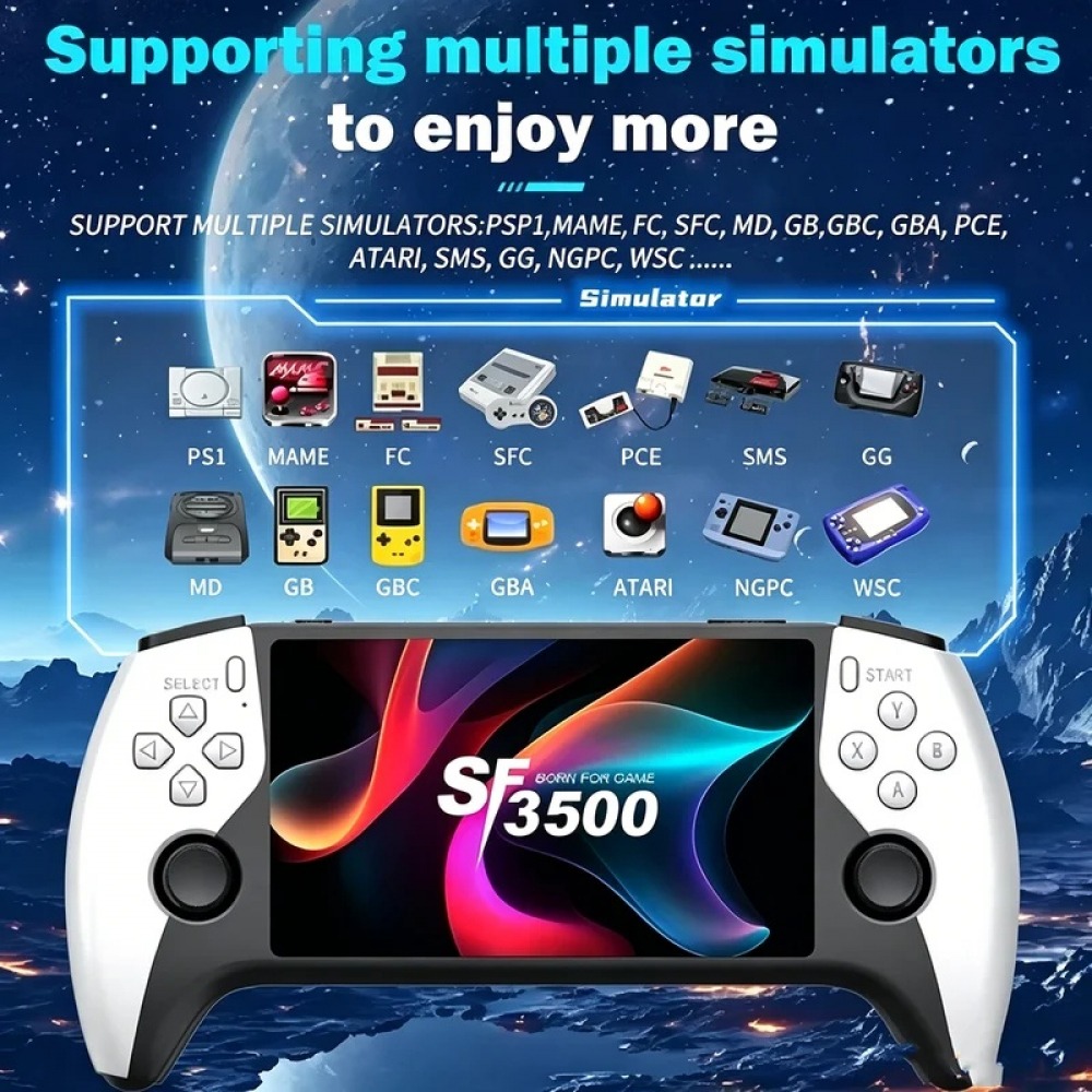 SF3500 5 inch Handheld Game Co - Q21 Gaming Console ulasan dan harga